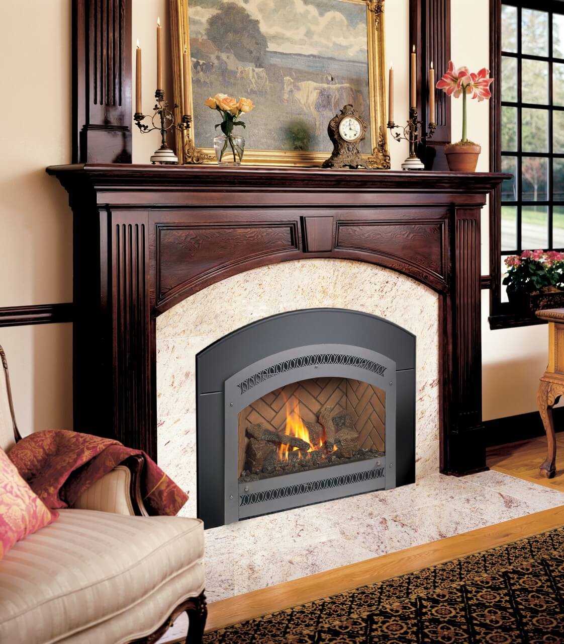 Poêles et foyers Keystone Insert gaz naturel / propane