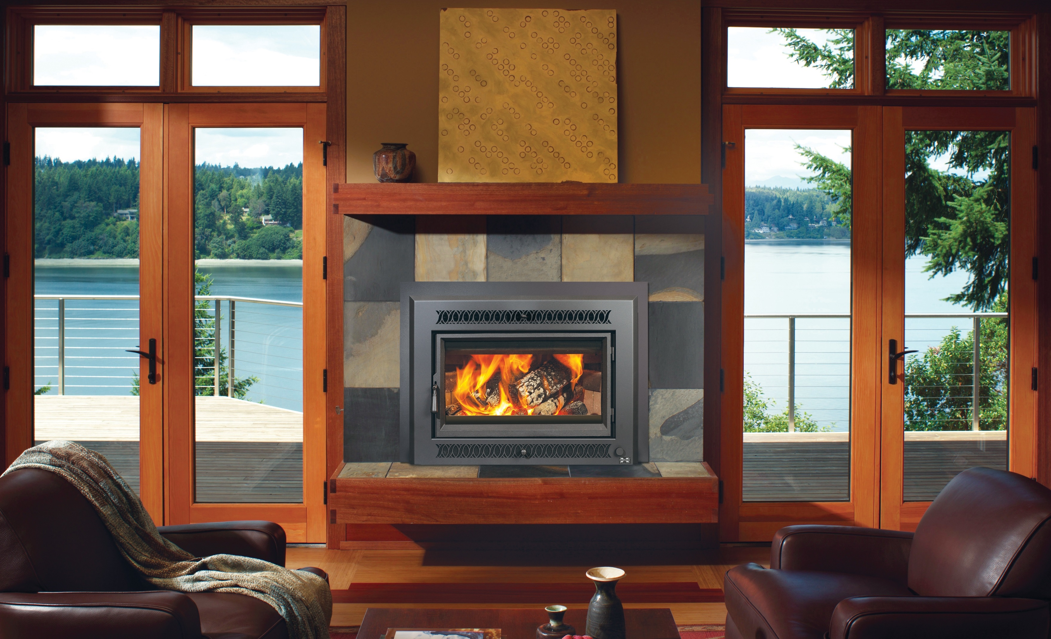 FPX LARGE FLUSH WOOD Hybrid-Fyre