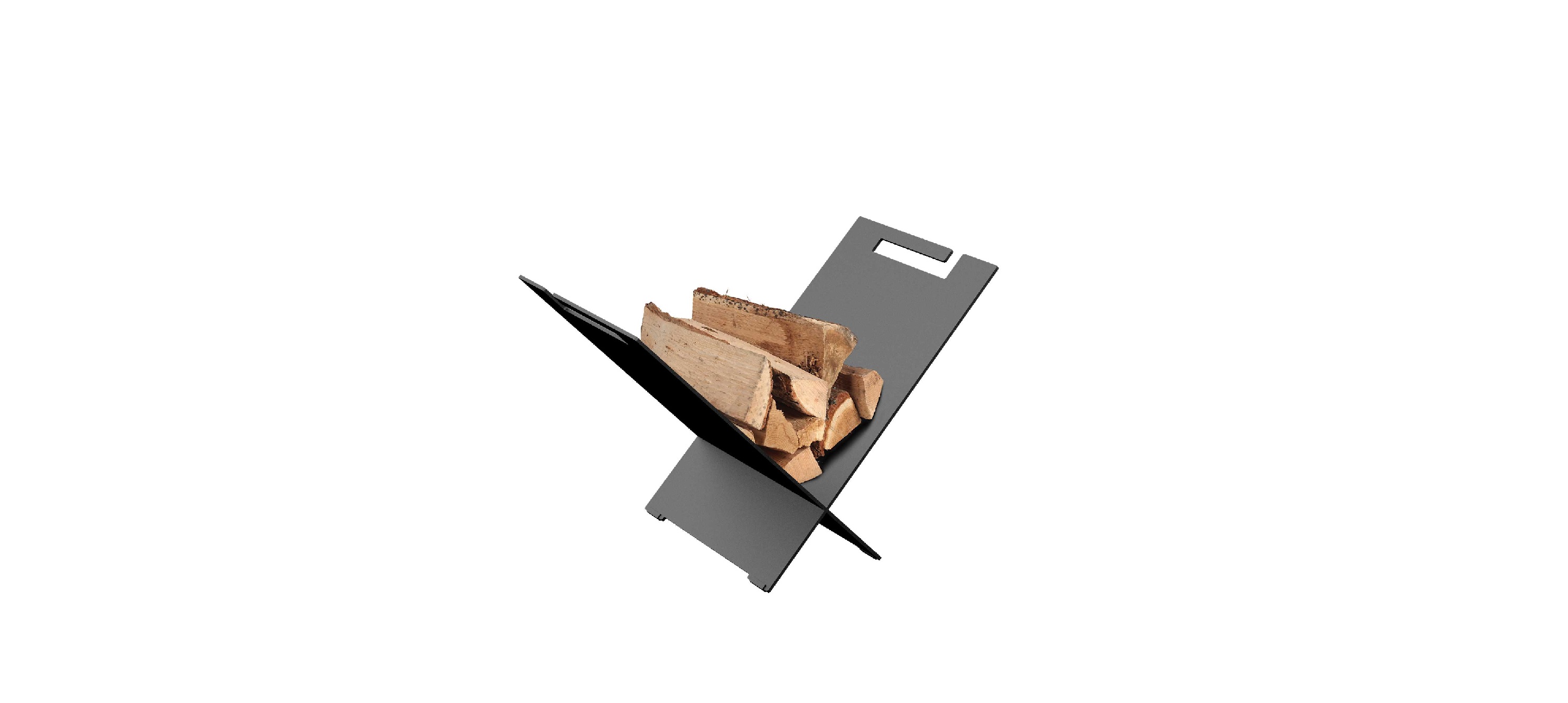 Rangement à bois autoportant EQUISS