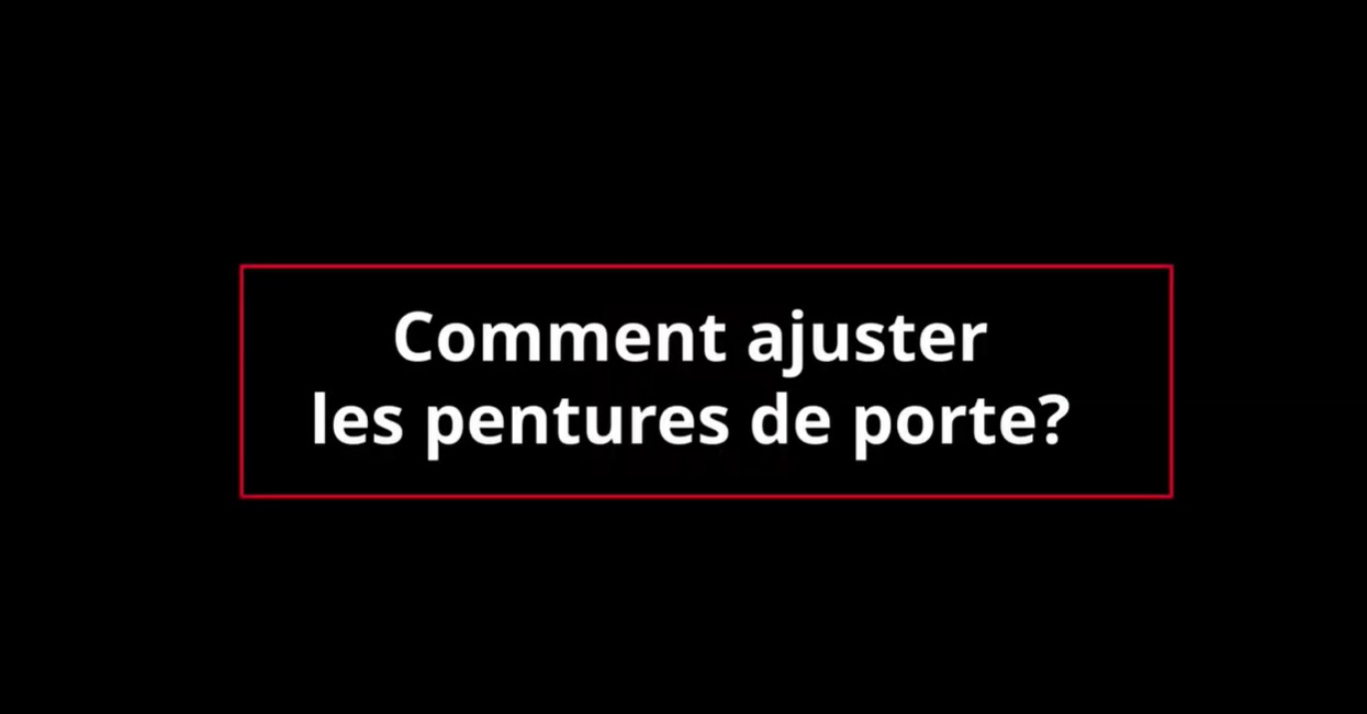 Comment ajuster les pentures de porte d'un poêle à bois?