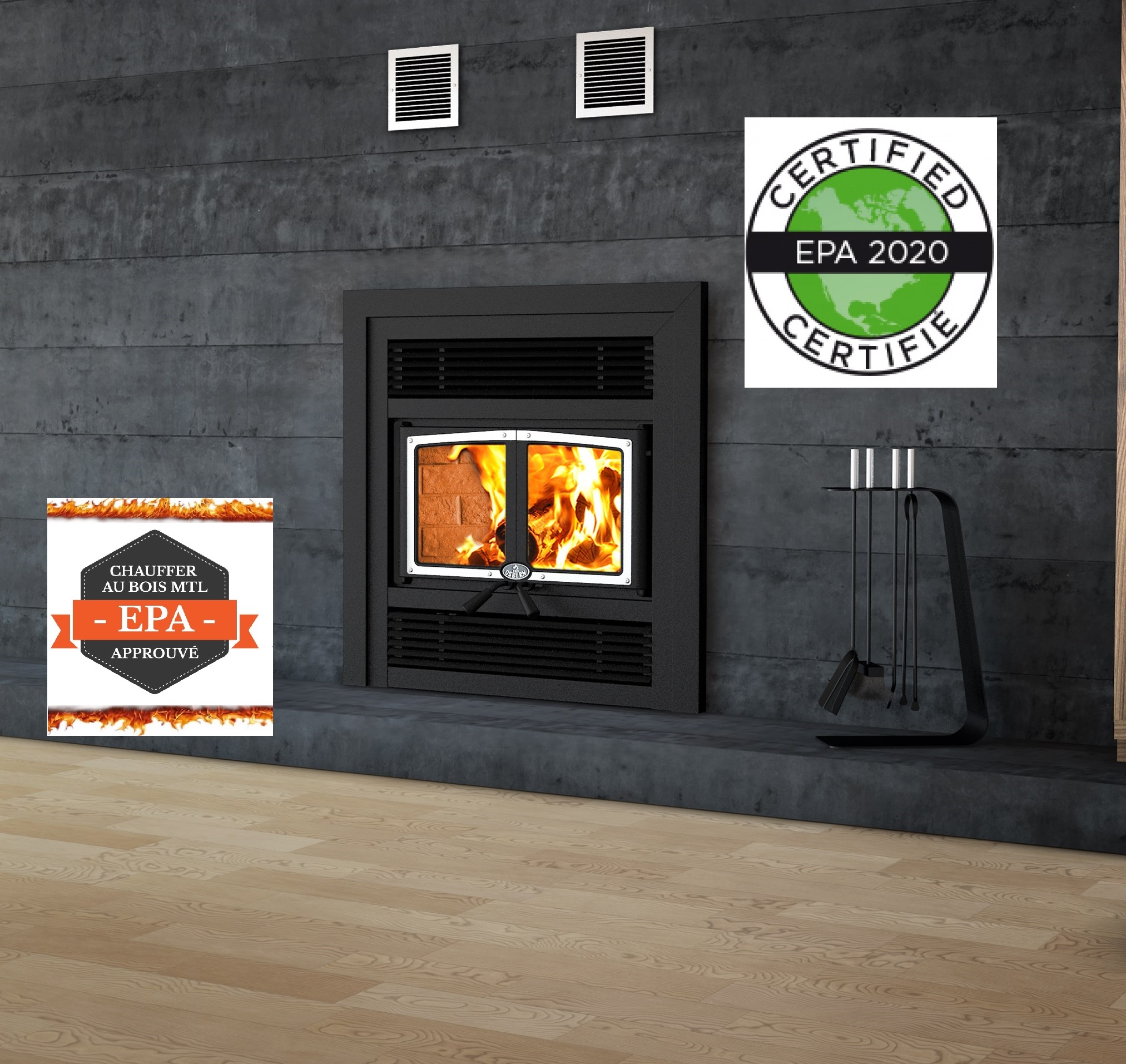 Foyers au bois Approuvés Ville de Montréal et Laval EPA 2020